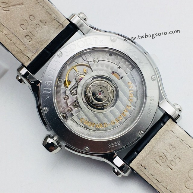 肖邦Chopard機械女士腕表 蕭邦對休閒風格頂級鱷魚皮帶女表  gjs2253
